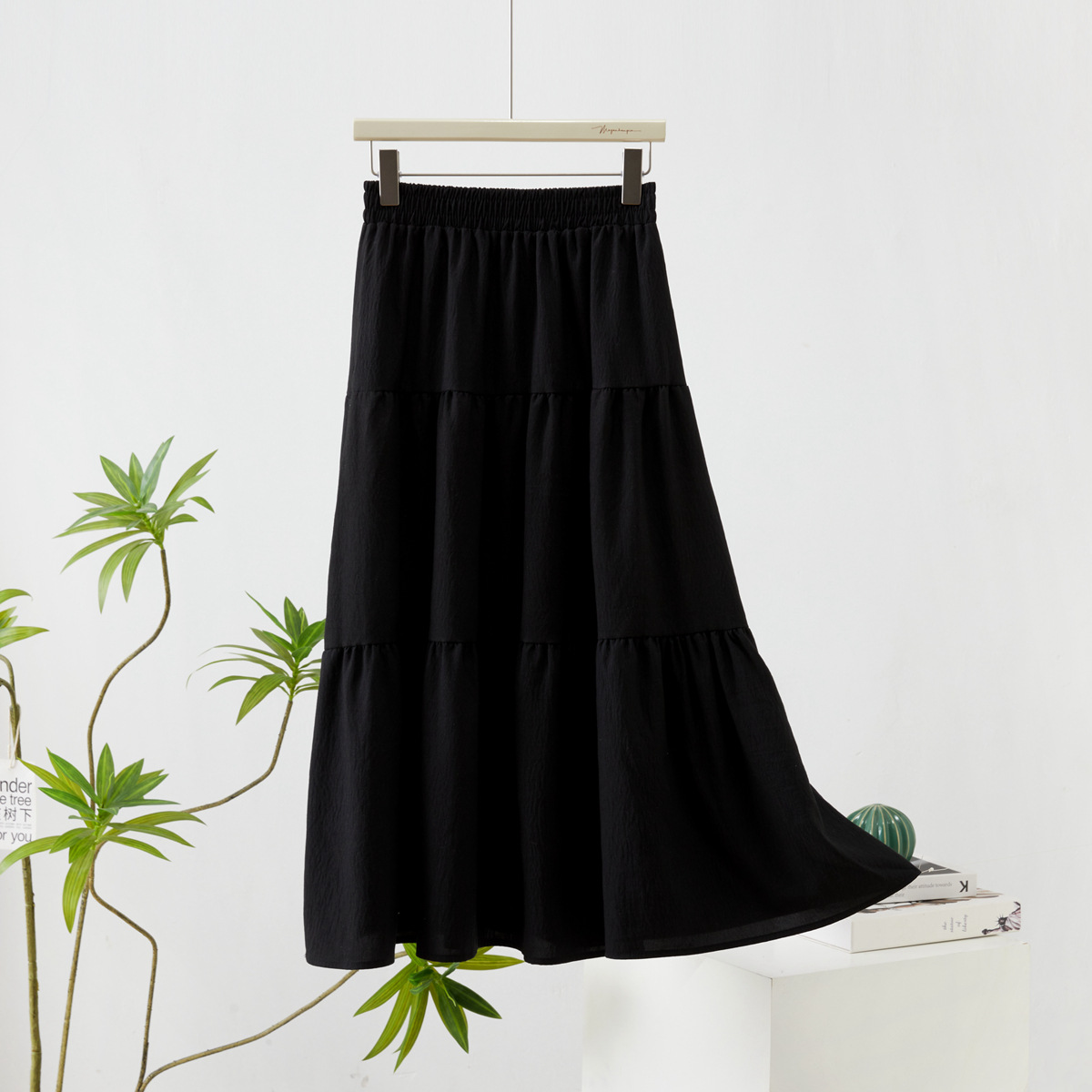 MU52175 High quality skirt for women 2025 new spring and autumn small size drape a-line long skirt big swing skirt umbrella skirt