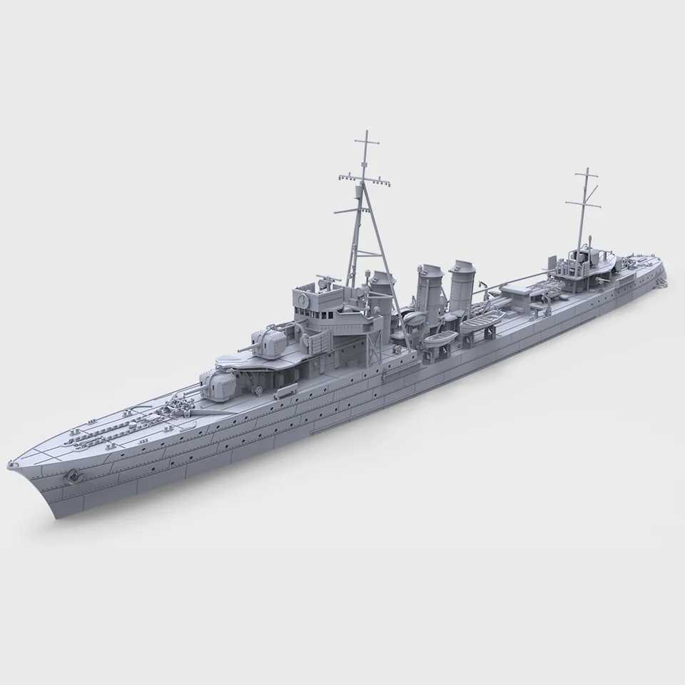 SSMODEL SSC745 1/700 1/350 Bourrasque-Class French Destroyer Bourrasque 1939 Full Hull Military Model Kit Miniature Static C251118