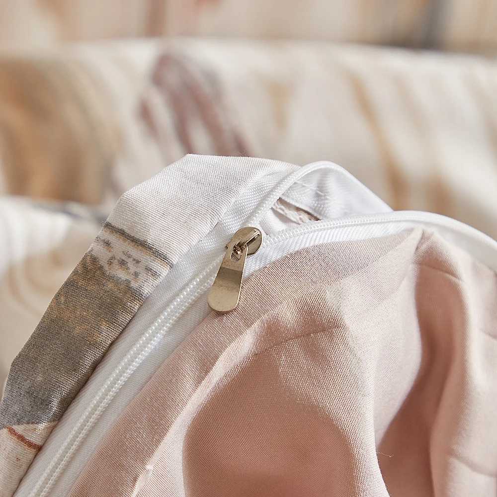 Duvet Cover Bedding Set Twin Full Queen King Size 135x200 Nordic Quilt Cover 240x220 Double Single Grid Tree Bed Linen 200x200M251118