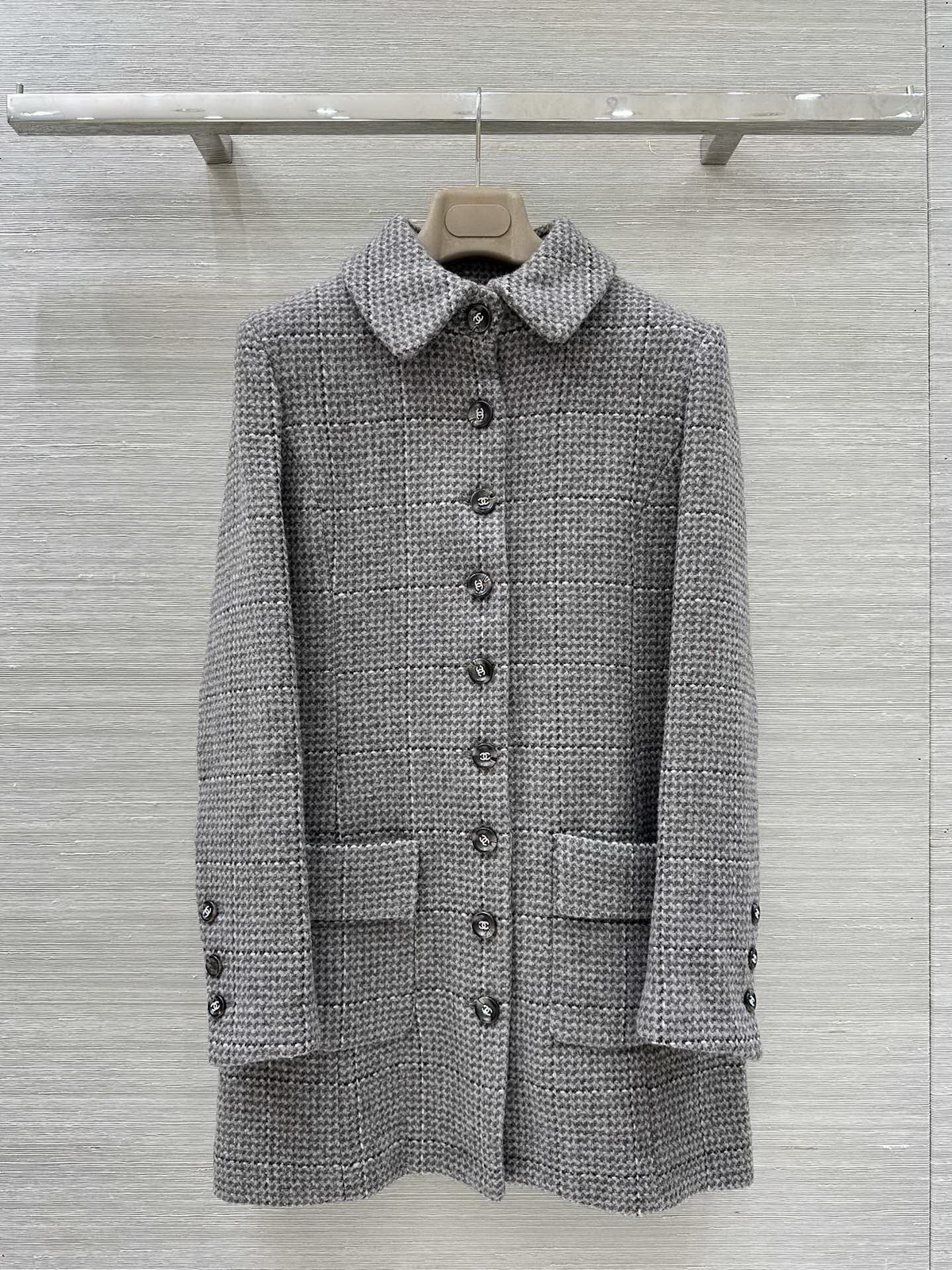 jackets womens Tweed designer jacket women jacket women Check tweed tweed lapel jacket womens coat designer coat women women jacket Tweed wool coat women long coat