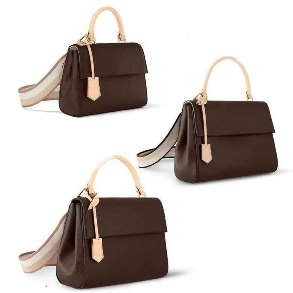 Ladies Fashion Casual Designe Luxury CLUNY Totes Handbag Crossbody Shoulder Messenger Bag TOP Mirror Quality M46055 M46372 M46374 N00097 3 Size Pouch Purse