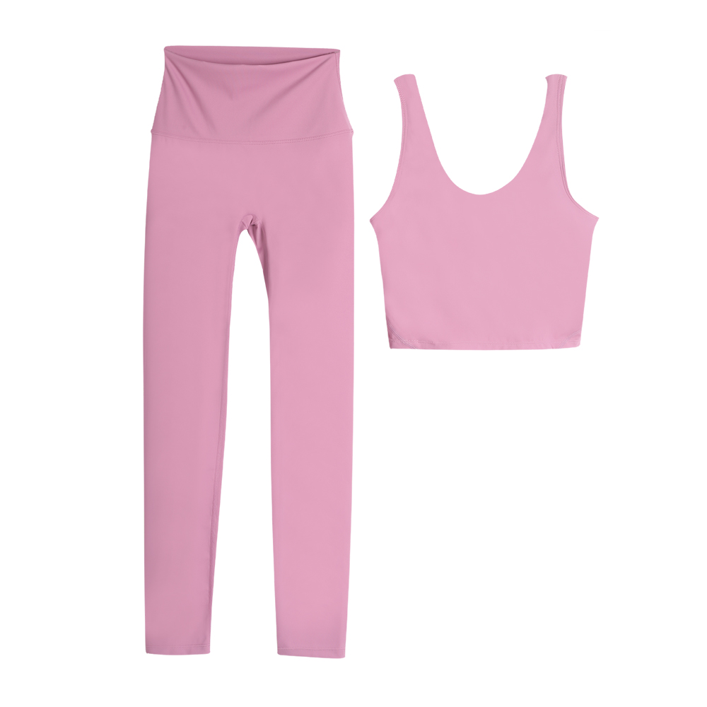 1U Yoga Outfit Workout Set Women Tracksuits Sportswear Gym Top Y/U Bra Fiess High Waist Align Leggings Running Sports pants Clothes 2 Pieces