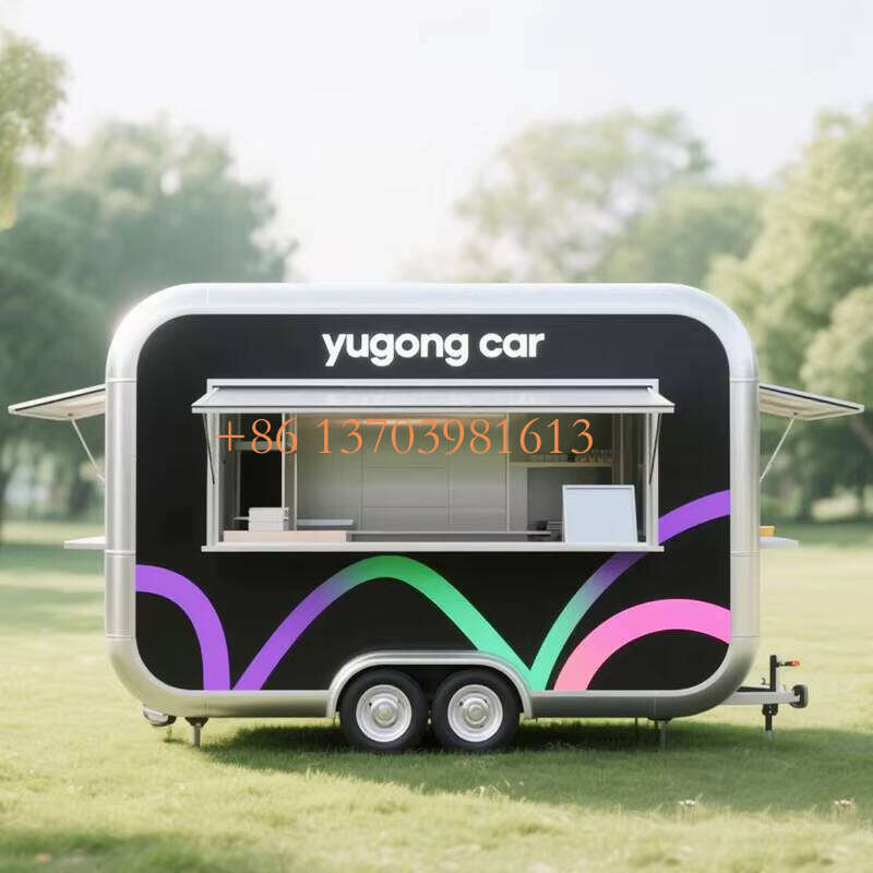 Custom Street Food Cart with Pre-wired Setup for Gourmet Juice Bar Operations