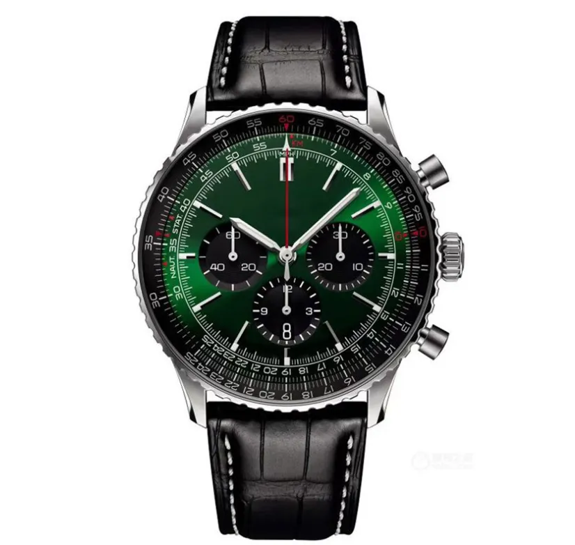 Mens Watch new TIMER designer Movement Watches Men High Quality Top Brand Luxury Mens Watch Multi-Function Chronograph Montre Clocks Free Shipping