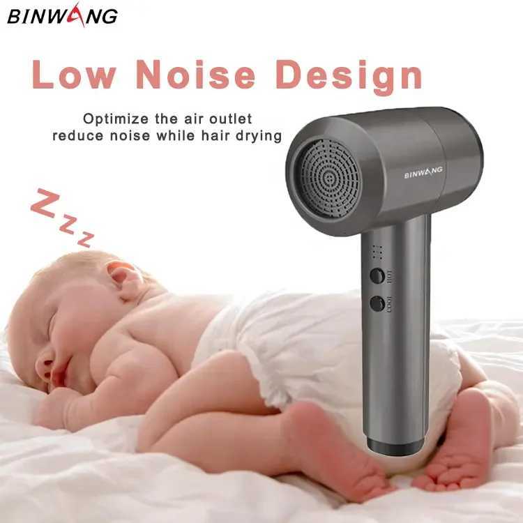 Professional Outdoor 300W Lithium Portable Mini Hair Blow Dryer Household Cordless Hairdryer Rechargeable Wireless Hair DryerT251118