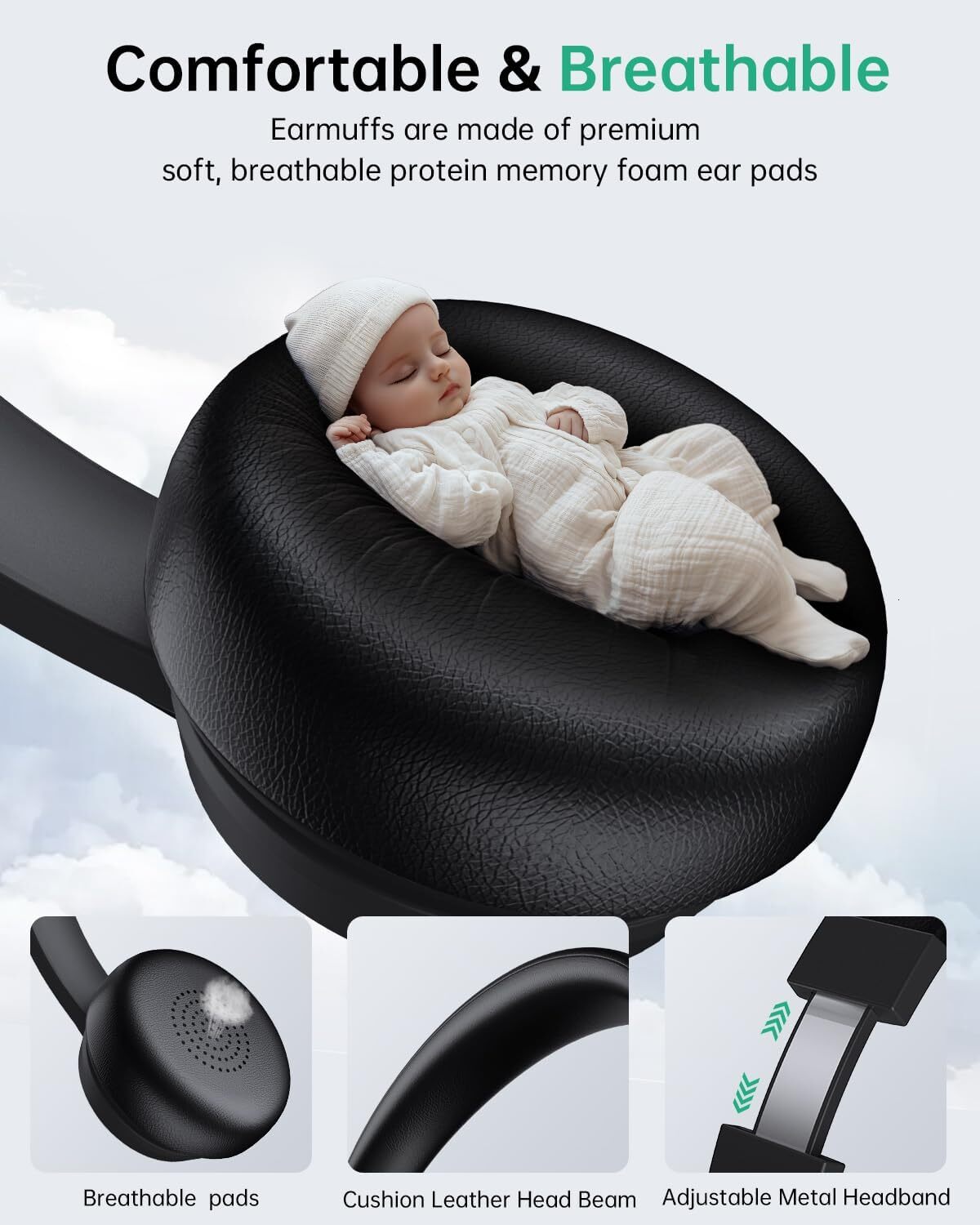 Wireless Headset Work AI Noise Cancelg Clear Calls, Bluetooth V5.3 Headphones with Microphone to USB A/C Dongle & Mic Mute for Computer Laptop PC iPho