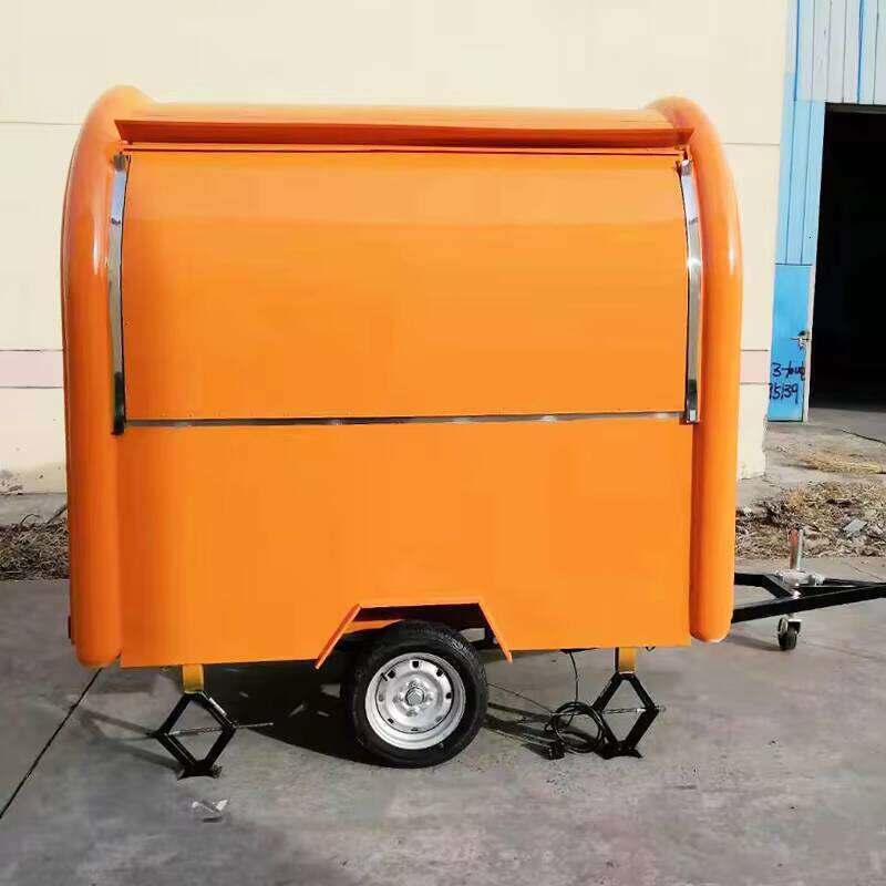 Personal Customized Low Price Blue Square Mobile Food Traile