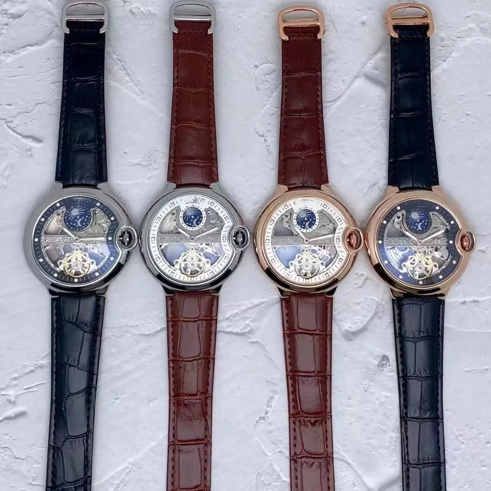 Men's Designer Watch Automatic mechanical sports waterproof hand skin strap men's business casual watch