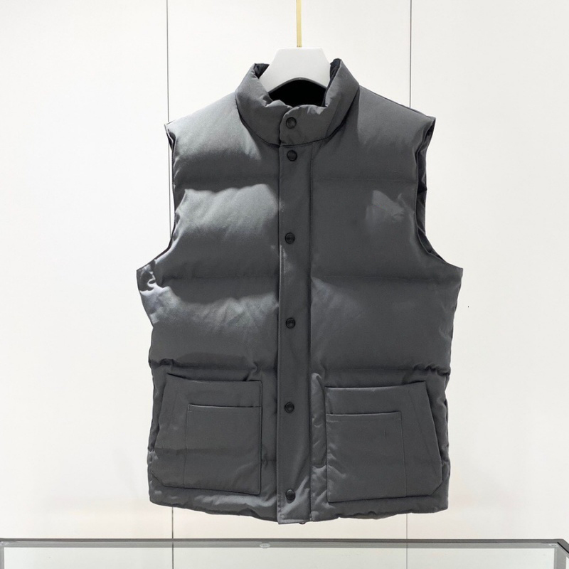 Down Jacket Designer Mens Vests Zipper Colorful Down Canada Jacket Woman Gillet Feather Filled Material Coat Canadianwhite Blue Couple Puffer XS-2XL FZ2406194