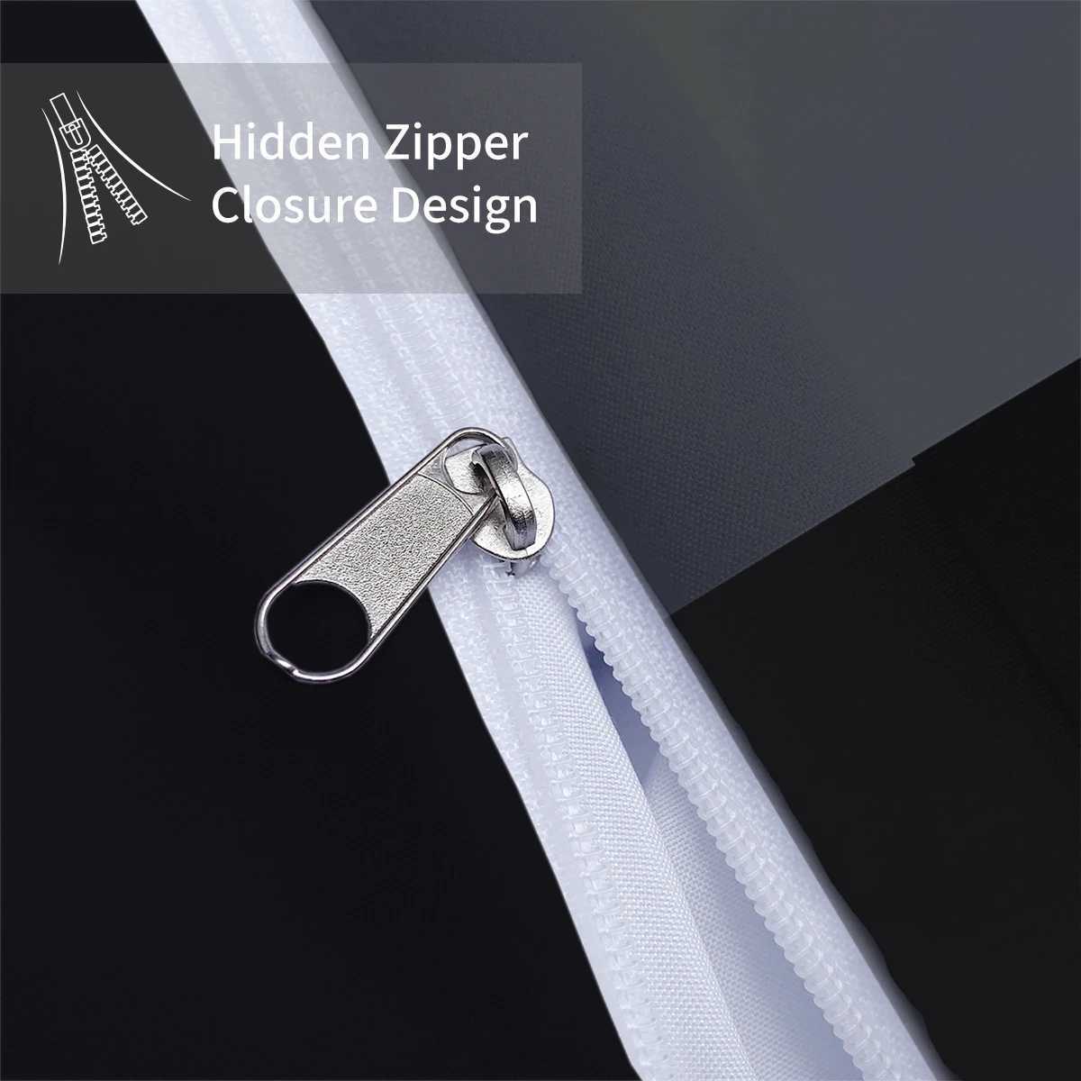 3-piece Couple Black Grey King Queen Pattern Printed Down Duvet Cover 1 piece set2 cases no core Couple Bedding SetM251118