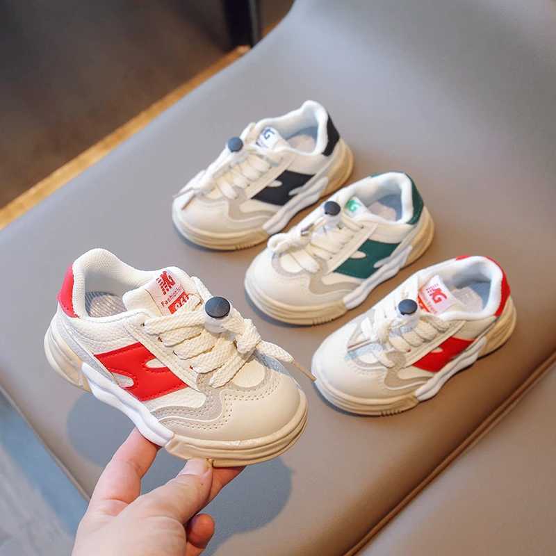 Baby Shoes 2024 New Summer Spring/Summer Model Boys and Girls Sports Shoes Fashion Childrens Middle School Childrens Sports ShoesT250418