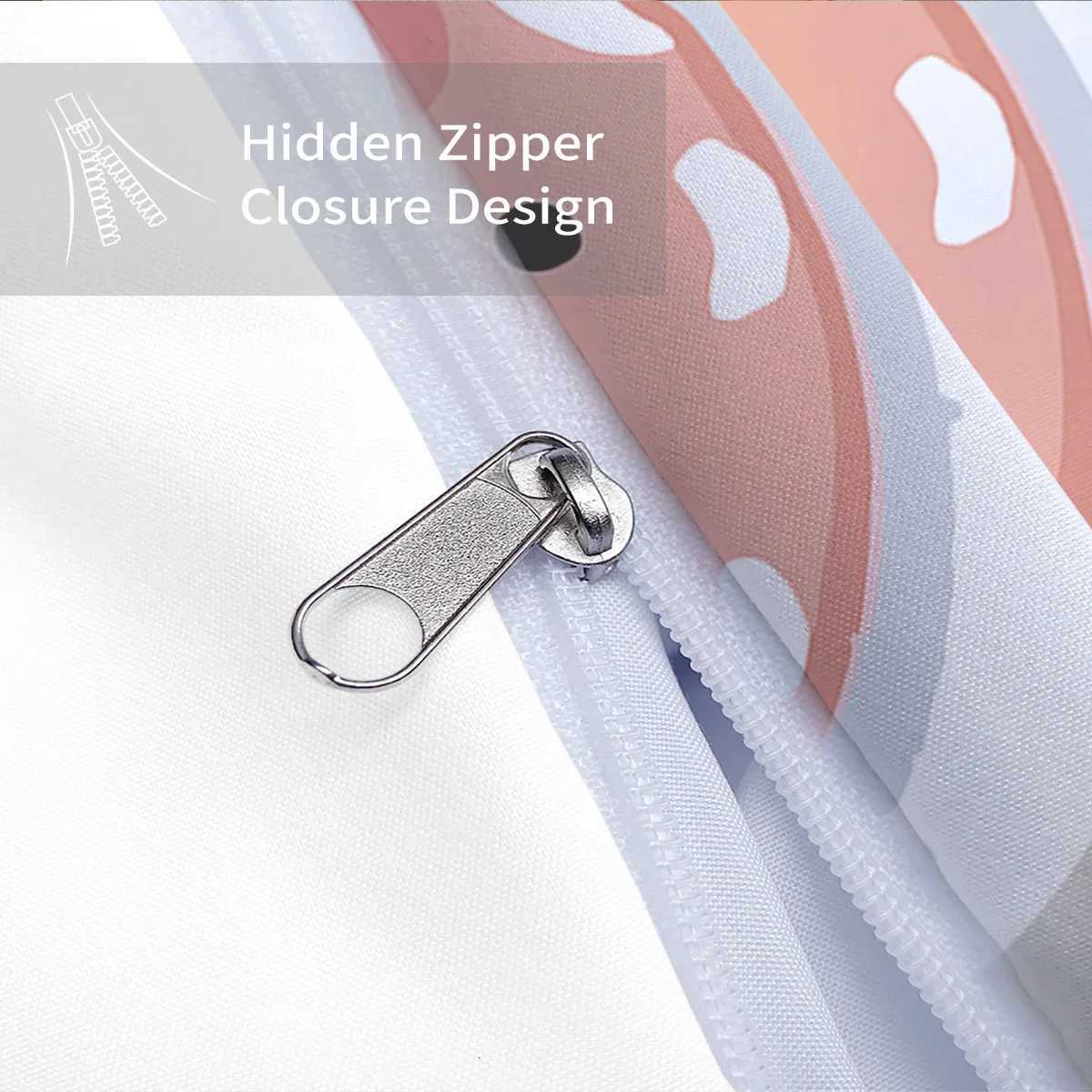 3pc Christmas Music Guitar Print Red Chipless Bedding Set Soft and Comfortable Bedroom Dormitory Multiple Sizes Machine WashableM251118