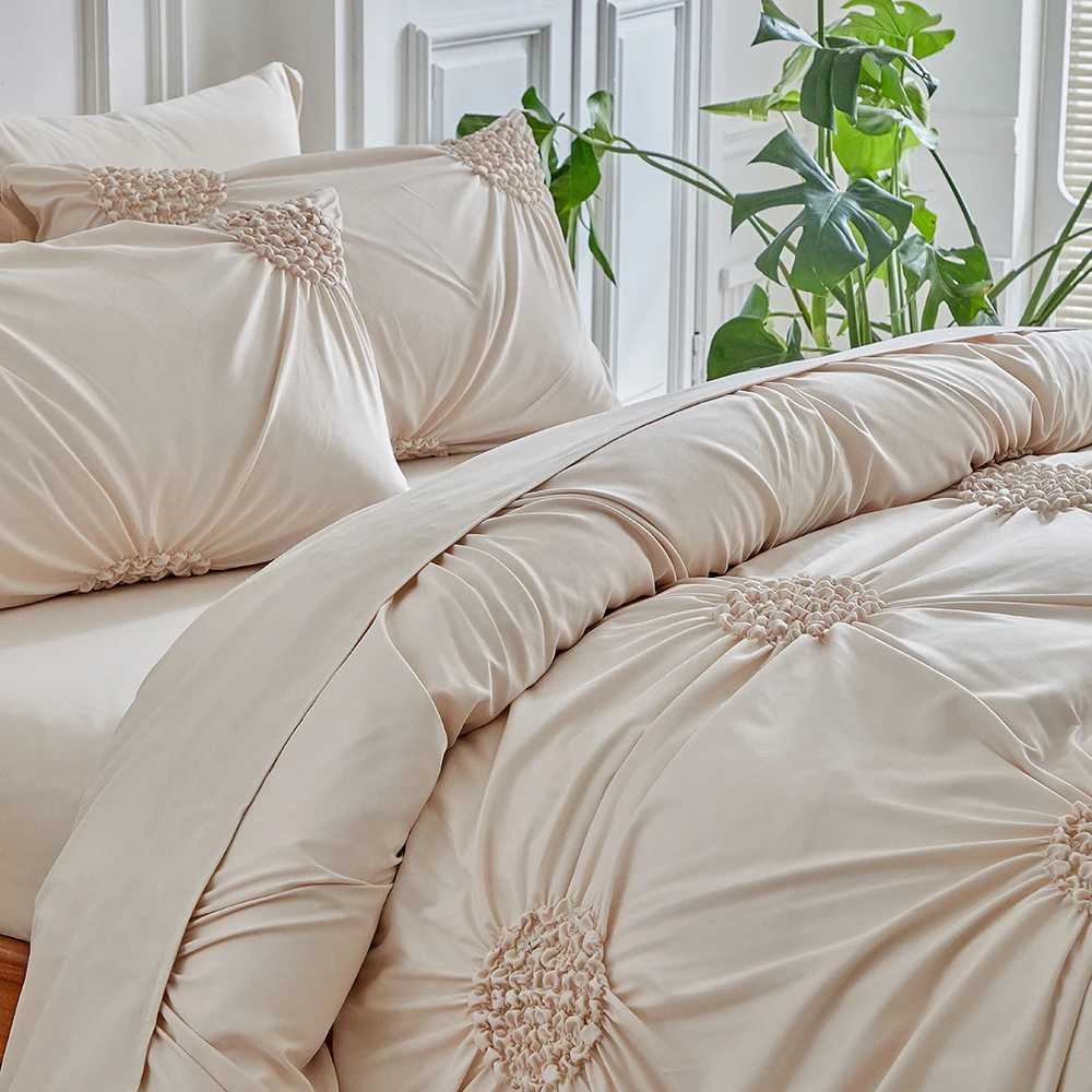 Duvet Cover Bedding Set Twin Full Queen King Size 135x200 Quilt Cover 240x220 Double Single Floral Folded Bed Linen 200x200M251118