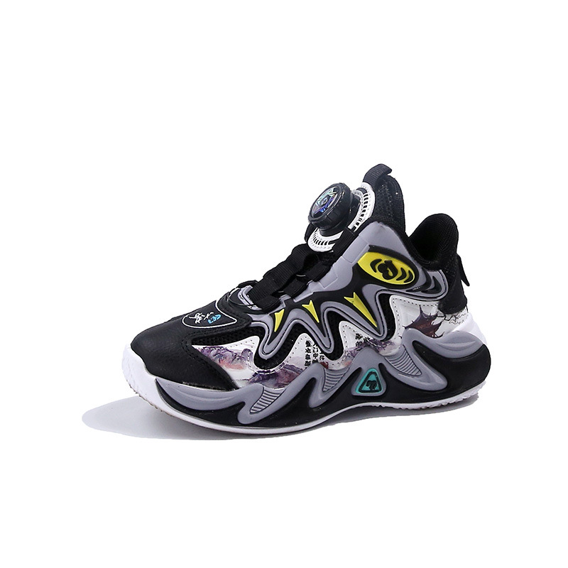 Girls Boys Basketball For Kids 2025 New Sport Shoes Walkfashion Toddler Sneakers Size 26 - 37 dh1922389