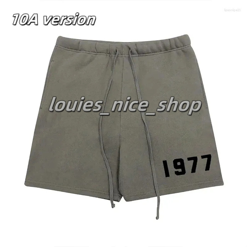 Men's fear of godessentials Shorts Cotton Summer Street Running Sports essential 1977 Pants For Man/Women Hip Hop Half Gym Beach S-4XL Harajuku style pants 8c5