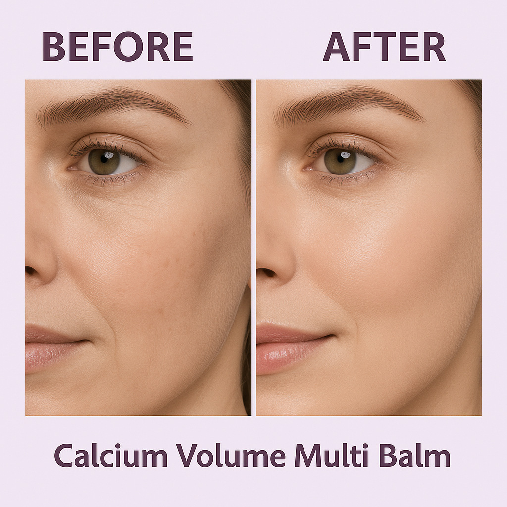 Calcium Multi Balm, Calcium Volume Multi Balm, WrinkleCore Stick, Korean Collagen Moisturing Stick, Anti-aging,Hydrating, Firming Skin, Suitable for E