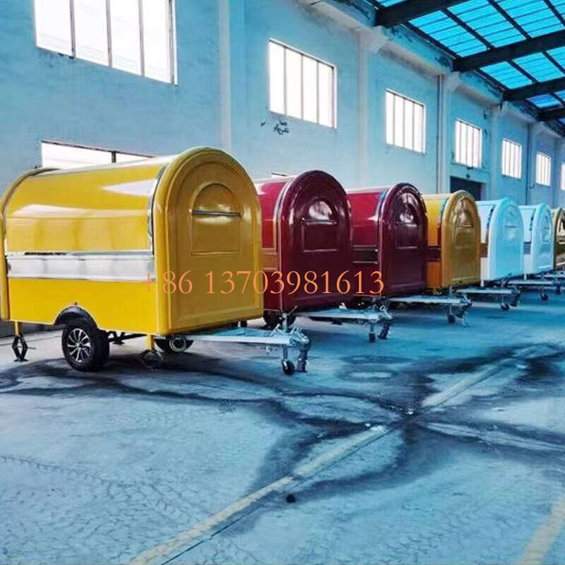 Street Selling Coffee Van Catering Cart Burgers Fries Ice Cream Bus Truck Mobile Food Trailer With Full Kitchen