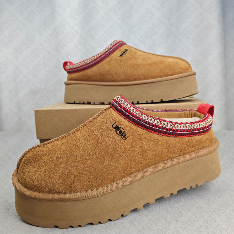 Compaik luxury by Parisian furry slides slippers tasman womens wool winter fluffy fur warm letter shoes 2031