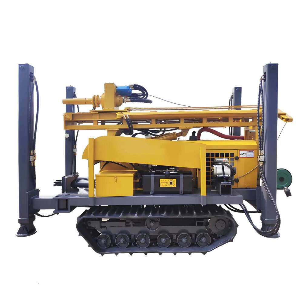 Durable 200m Water and Gas Exploration Drill Rig with Air Compressor for Geological Surveys, Water Drilling Rigs