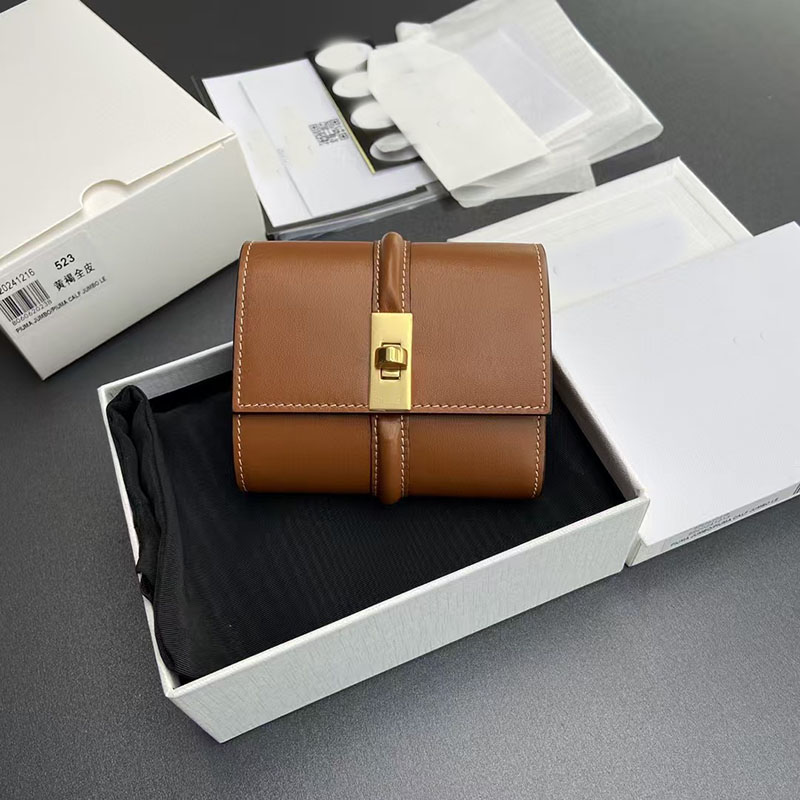 Fashion luxury designer short wallets cowhide genuine leather Credit Card Holders purse bags women of Zippy coin purses best