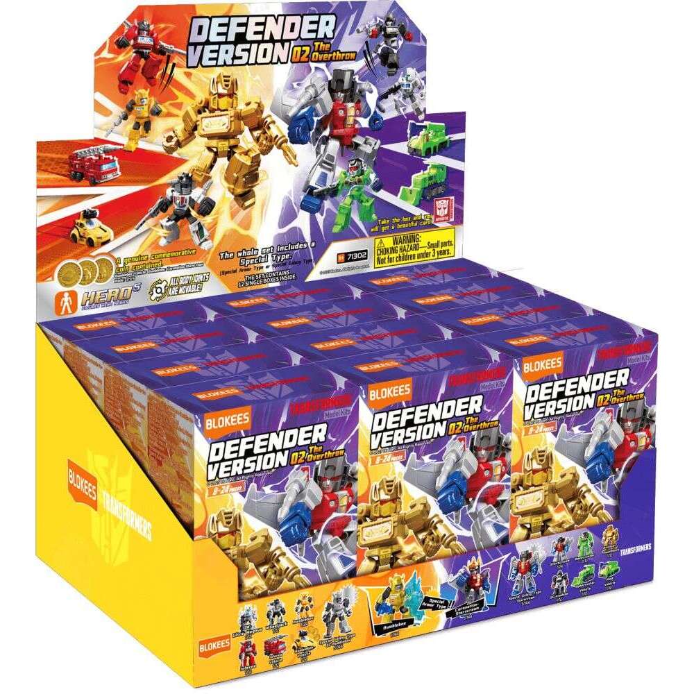 BLOKEES Transformers Defender Version 05 Mini Action Figures Gift Toys Complete Set