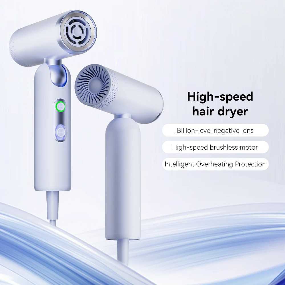 Professional Foldable Salon Mini Portable Rechargeable Highspeed Hotel Pet Multifunction Travel Hair Dryer Professional SalonT251118