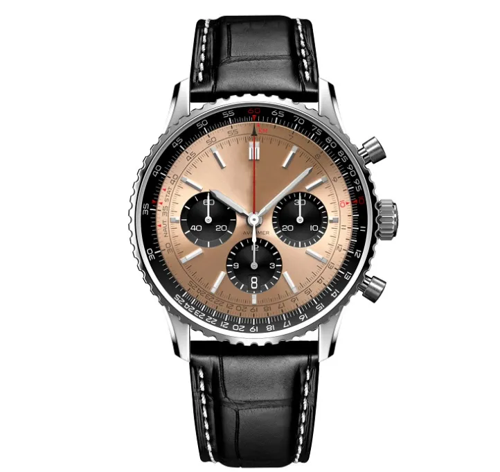 Original Brand Men Watches Classic Multifunction Stainless Steel Automatic Date Watch Business Chronograph Quartz Clock