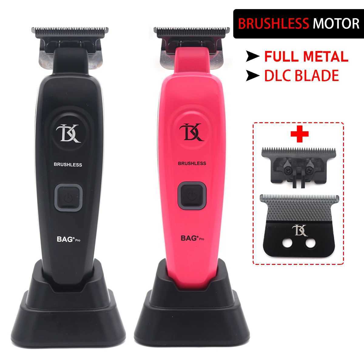DKBAG DK-078 Mens All Metal Brushless Motor DLC with Base Charger Professional Hair Clipper Precision ProcessingW250418