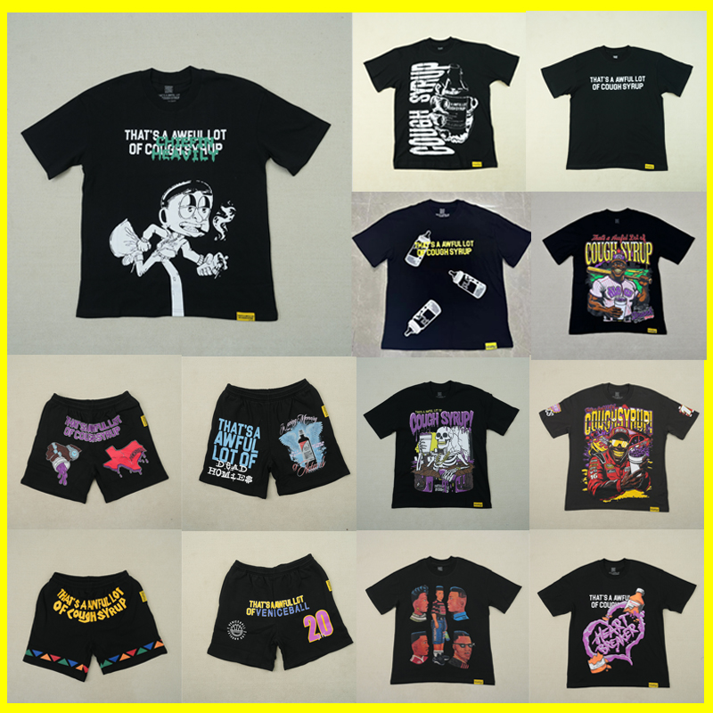 Designer Thats a awful lot of caugh syrup T Shirt Fashion Classic Mens Tshirt Beach Hipster Fabric Stree Printing High Quality Hip Hop Thats A Awful Lot Of Cough Tee S-XL