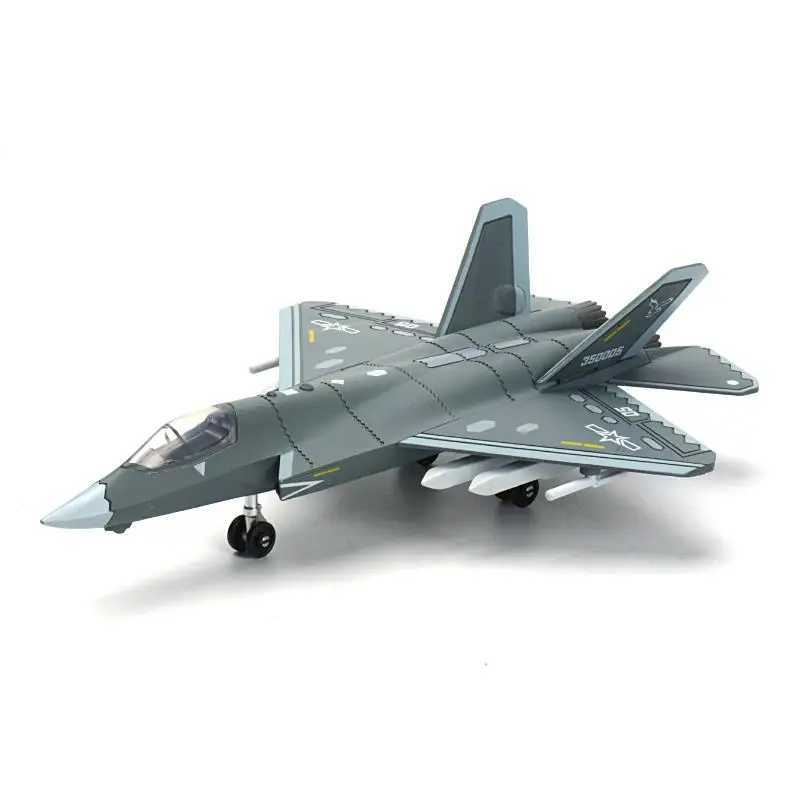 1/72 Creative Military Series Building Blocks China Stealth Carrier Based Multi-Purpose Fighter Model Toys For Boys Xmas Gifts C251118