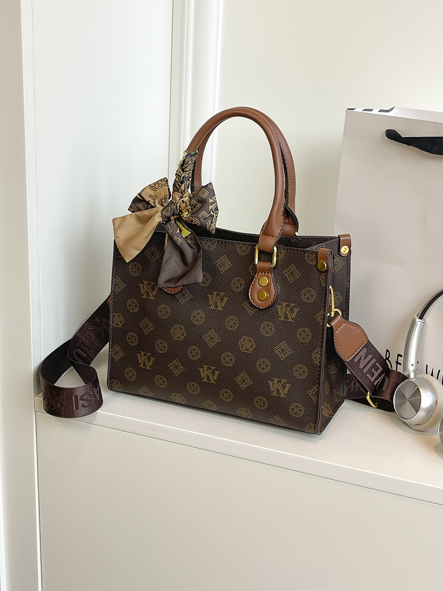 WK Womens Handbag Luxury Shoulder Bag High Quality Flower Canvas Wallet Leather Purse Crossbody Clutch Tote card holder luxury purse Crossbody Bags Sh