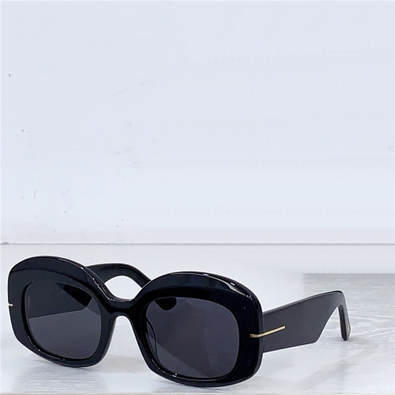New fashion design rectangle sunglasses 1219 acetate plank frame simple and popular style versatile outdoor UV400 protection eyewear