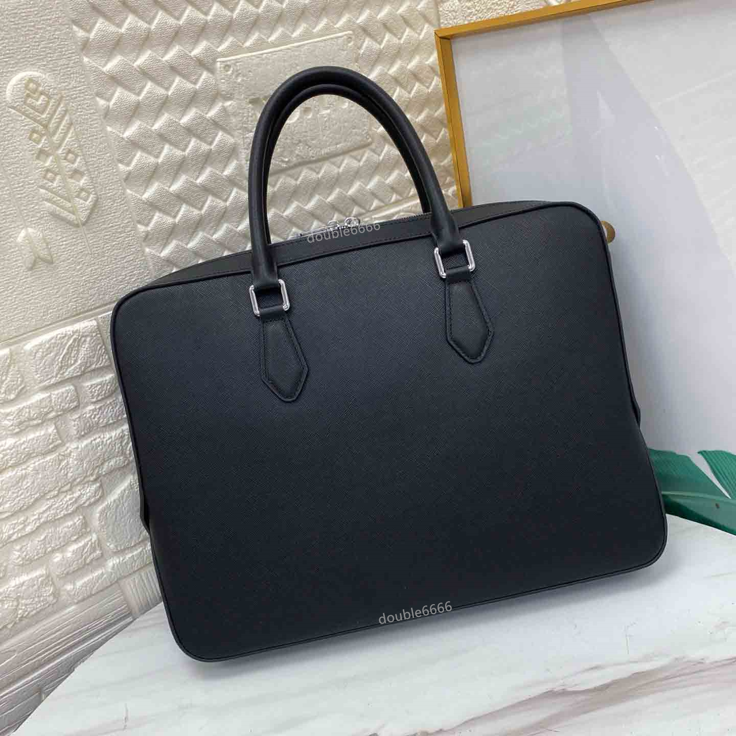 7A Quality Designer Men's Genuine Leather Briefcase Luxury Messenger Bag Fashion Business Handbag Laptop Bag travel bag Office bag daily shoulder bag chest bag