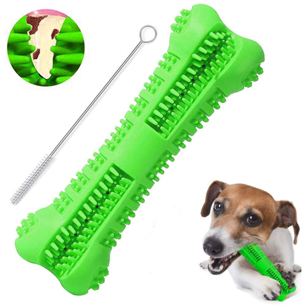 Update Bone Shape Chew Toys For Dogs Pet Molar Tooth Cleaning Brushing Stick Toothbrush Doggy Puppy Dental Care Pets Supplies