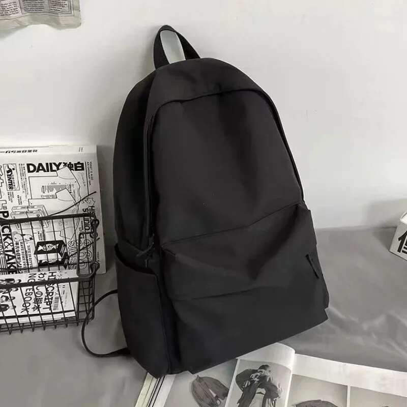 Water Resistant Travel Backpack Large Capacity Waterproof Nylon Computer Bag - Black Grey White Red Versatile hot Unisex Design