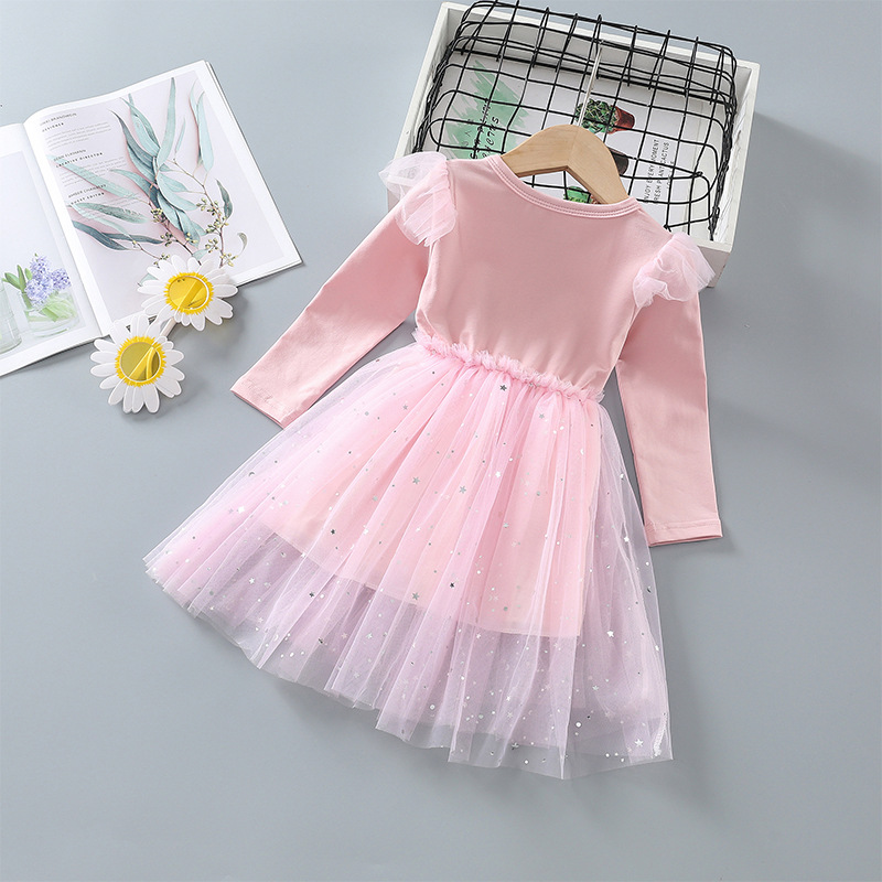 DISNEY Baby designer clothes girl Elsa princess dress little girl's skirt summer dress Comfortable fabric super sweat absorption label-free desig