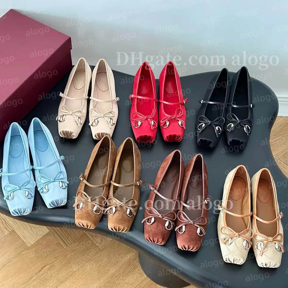 Ballet flat Paris Ballet Designer Professional Dance Shoes Satin ballerinas Platform Bowknot Shallow Mouth Single Shoe flat sandals women Loafers 16f