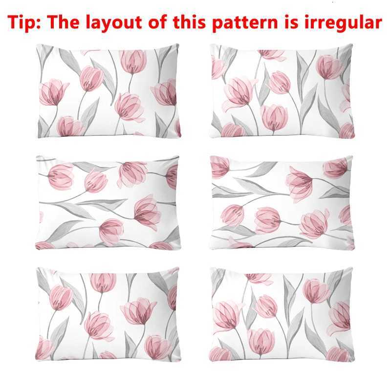 3-piece Plant Flower pattern matte three piece fitted sheet set bedroom printed bed cover set beddingM251118