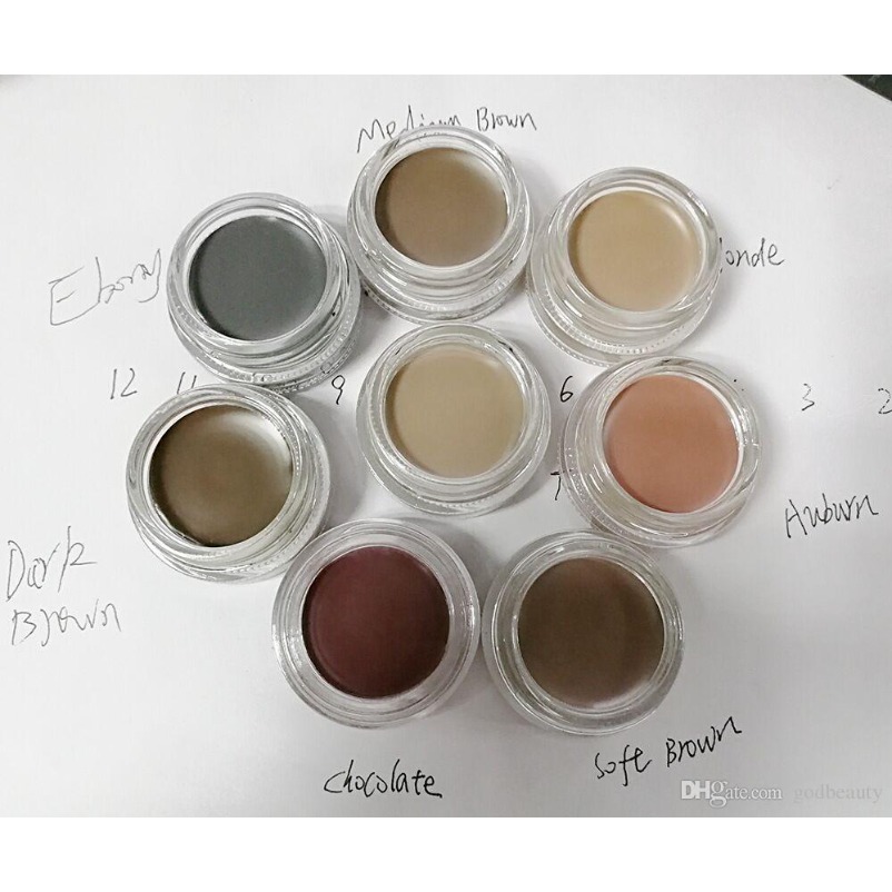 anastasia beverly hills dipbrow Pomade Medium Brown Waterproof Makeup Eyebrow 4g Blonde/Chocolabrow 4g Blonde Chocolate Dark Brown Ebony