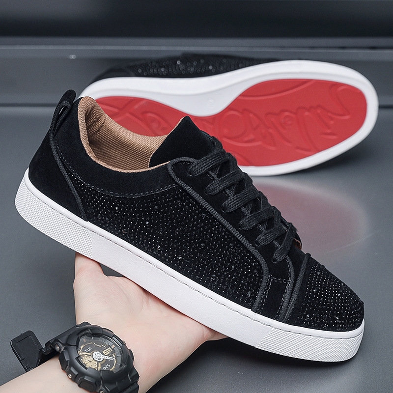 Free shipping designer casual shoes fashionable board shoes trendy sports shoes men's shoes black and white 39-44