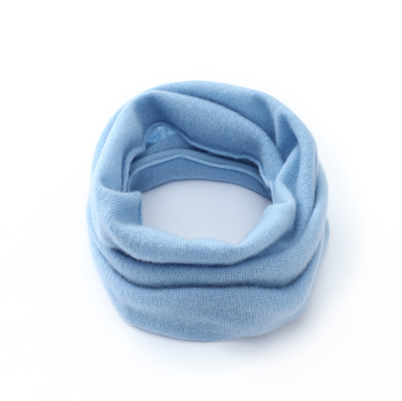 K436 Autumn and winter wool knitted neck cover for men and women couples outdoor warm scarf silk scarf neck protection small scarf neck cover