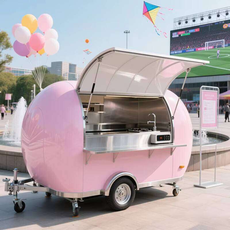 Low Cost Food Truck with Durable Body for Pop-Up Food Stall Owners