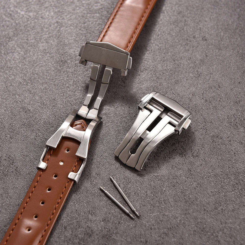 Quick Release For Omega 300 Smooth Surface Leather Watch Strap 19mm 20mm 21mm 22mm Band Multi-Color Options 251106