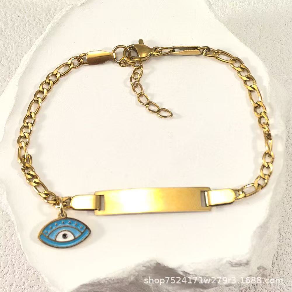 DUOYING Custom Nameplate Bracelet Butterfly Chain Personalized Enamel Colorful Charms Bangles For Kids Jewelry Gift 250214