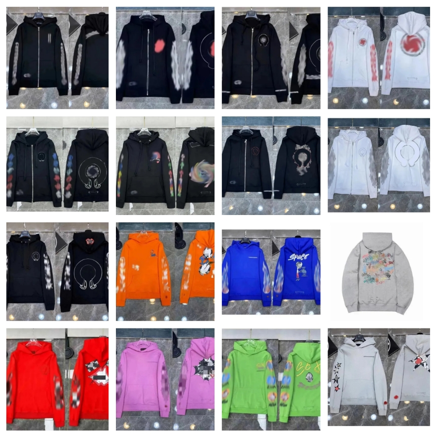 Hoodies Sweatshirts Pullover Cardigan Jacket Hooded High Street Letter Prints for Women Men Top Hoodies 24587