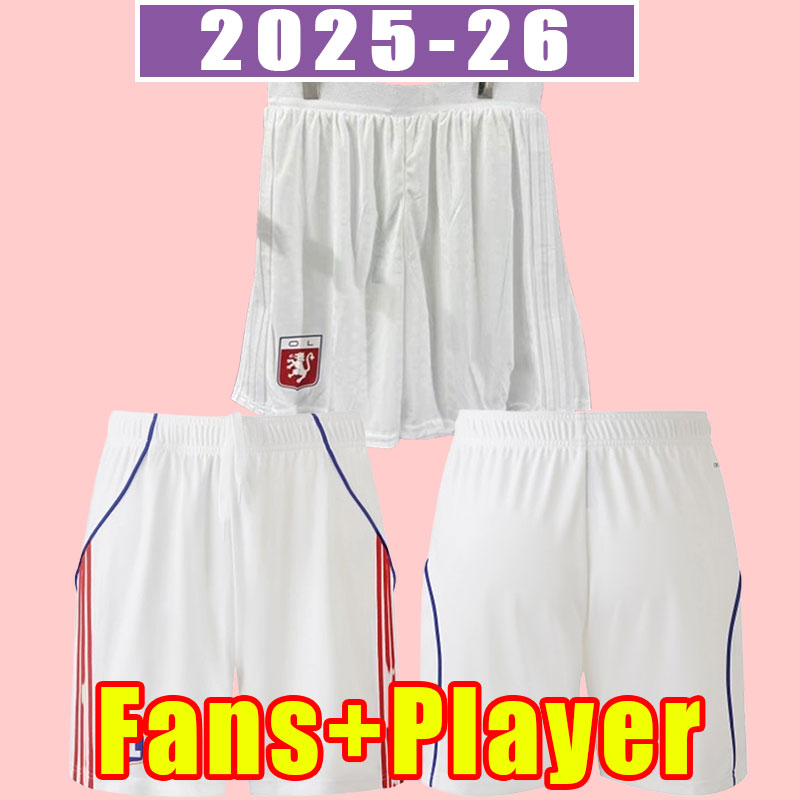 25/26 Maillot Lyon Soccer shorts 2025 2026 Olympiques Lyonnais OL digital football pants TRAORE MEMPHIS BRUNO G fans player version home away third