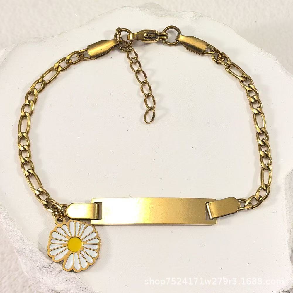 DUOYING Custom Nameplate Bracelet Butterfly Chain Personalized Enamel Colorful Charms Bangles For Kids Jewelry Gift 250214