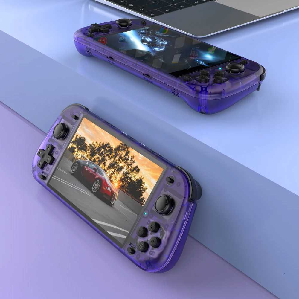 purple R50S Retro Handheld Video Game Console 51 Inch I SCREEn 15000 Games 10 Emulator for 1/ P/DC/N64/W251118