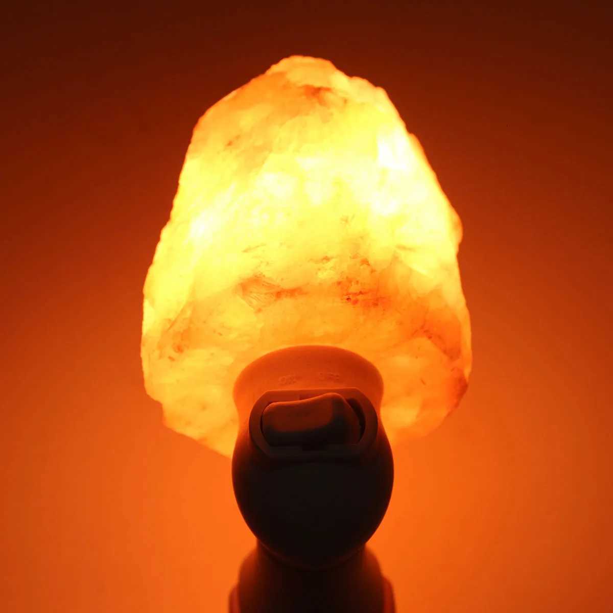 Natural Himalayan Salt Lamp Night Warm Mood Light Crystal Rock Bedside LED for Room Decoration M251118
