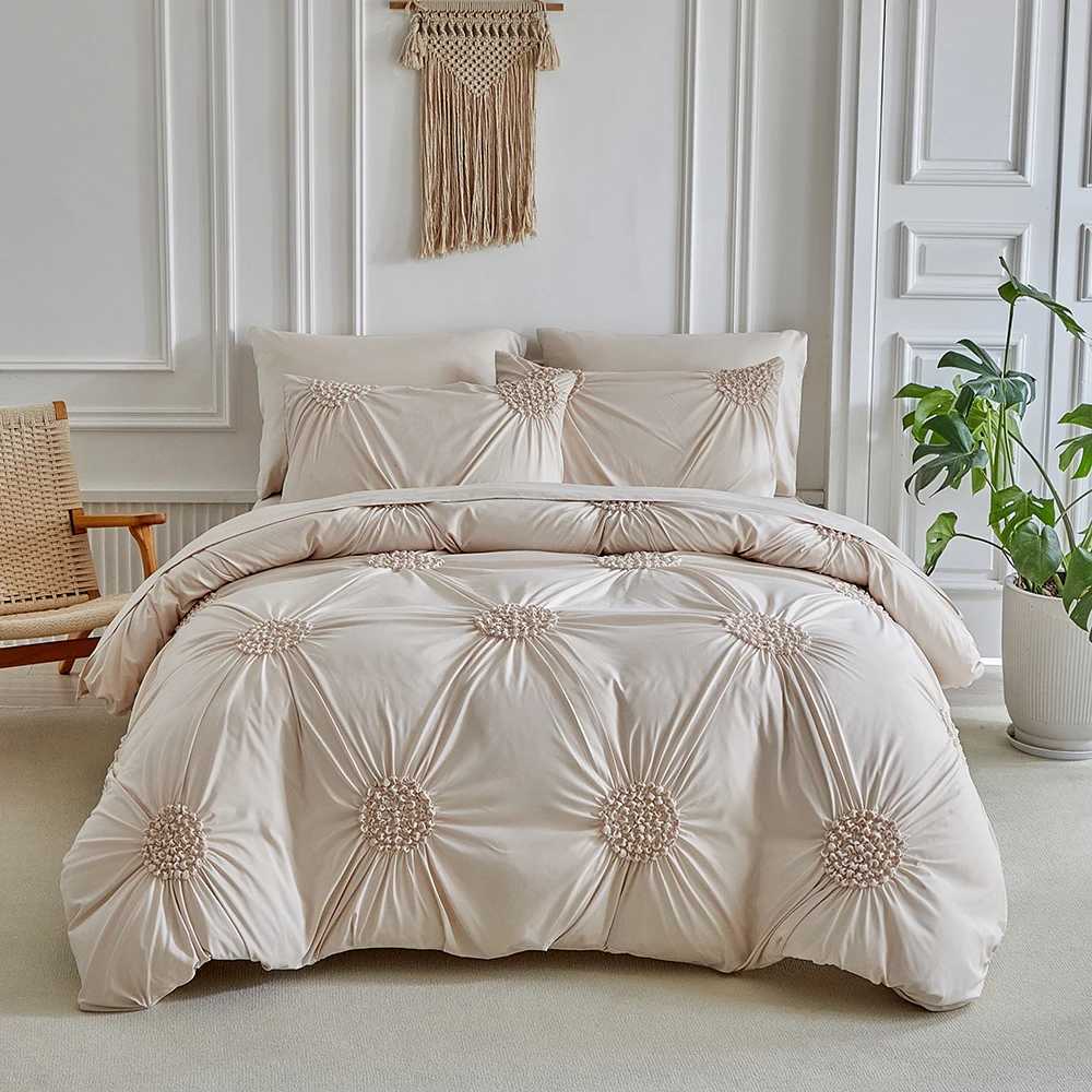 Duvet Cover Bedding Set Twin Full Queen King Size 135x200 Quilt Cover 240x220 Double Single Floral Folded Bed Linen 200x200M251118